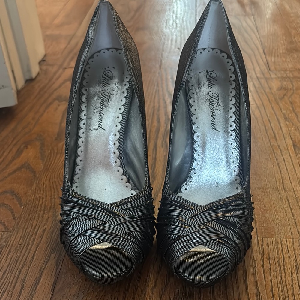 Lulu Townsend Metallic Heels